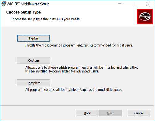 Installation Type Dialog